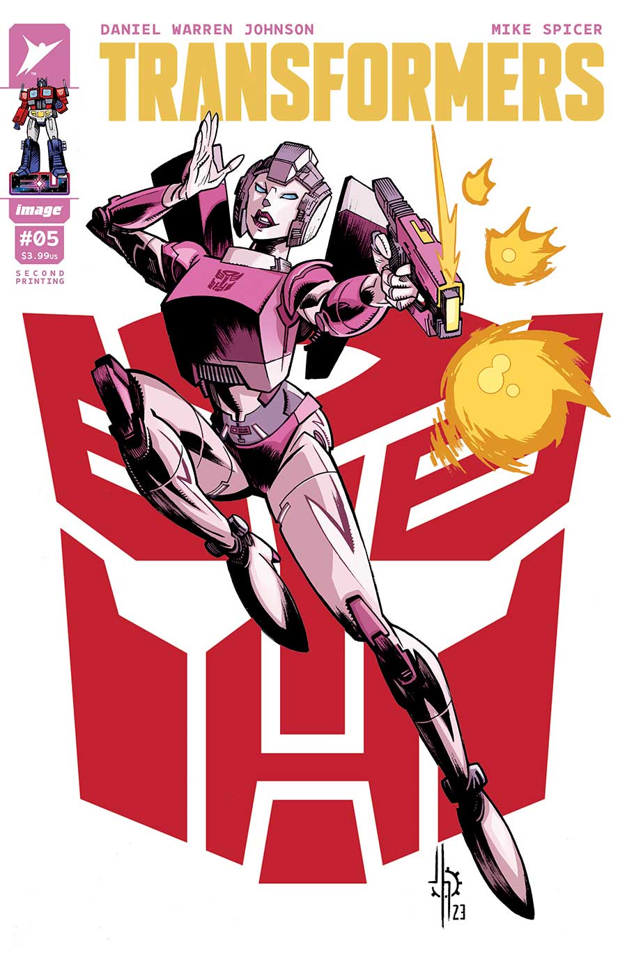 Transformers Vol 5 #5 Cover G 2nd Ptg A Jason Howard Arcee Variant Cover