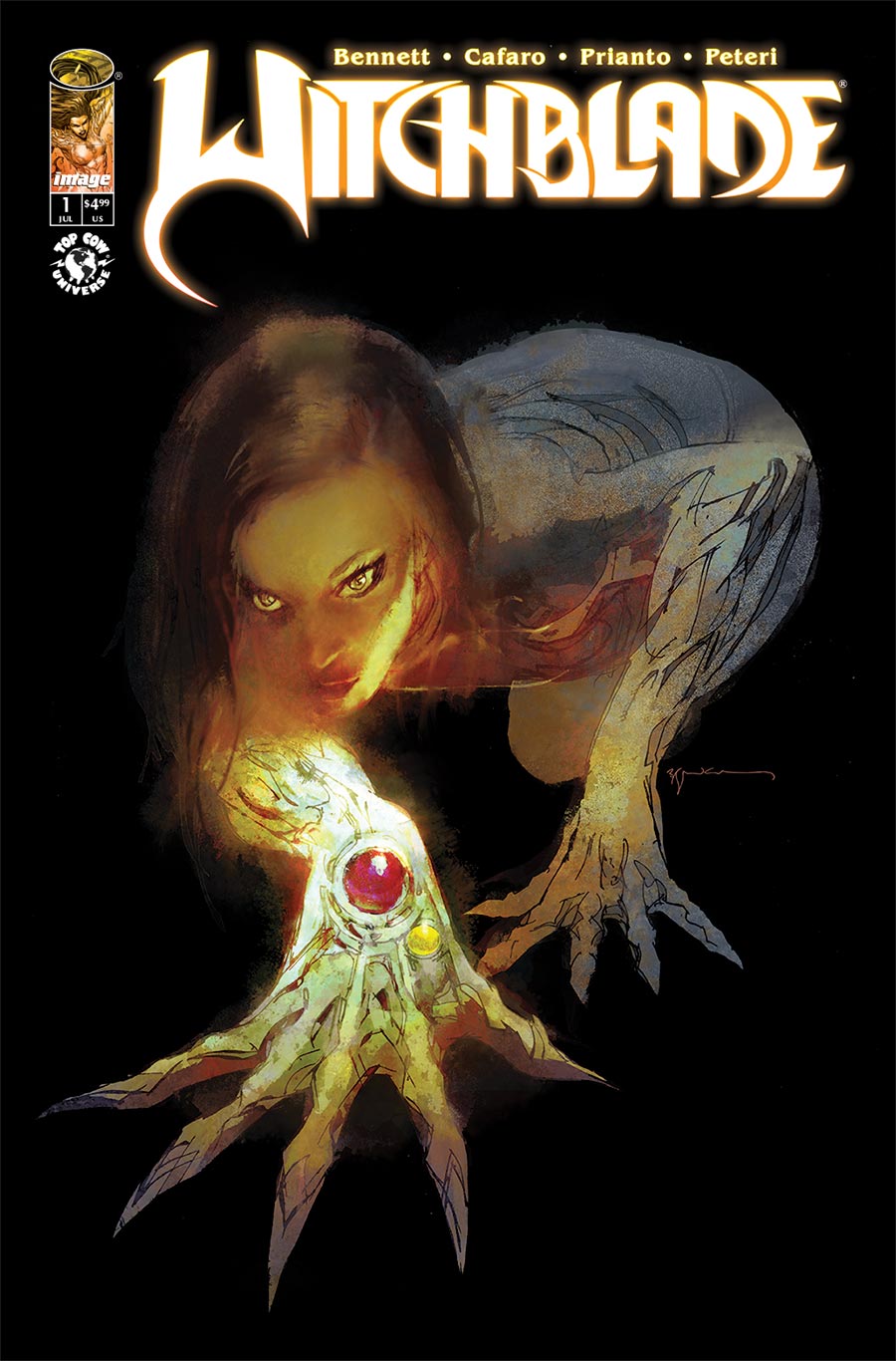 Witchblade Vol 3 #1 Cover G Incentive Bill Sienkiewicz Variant Cover