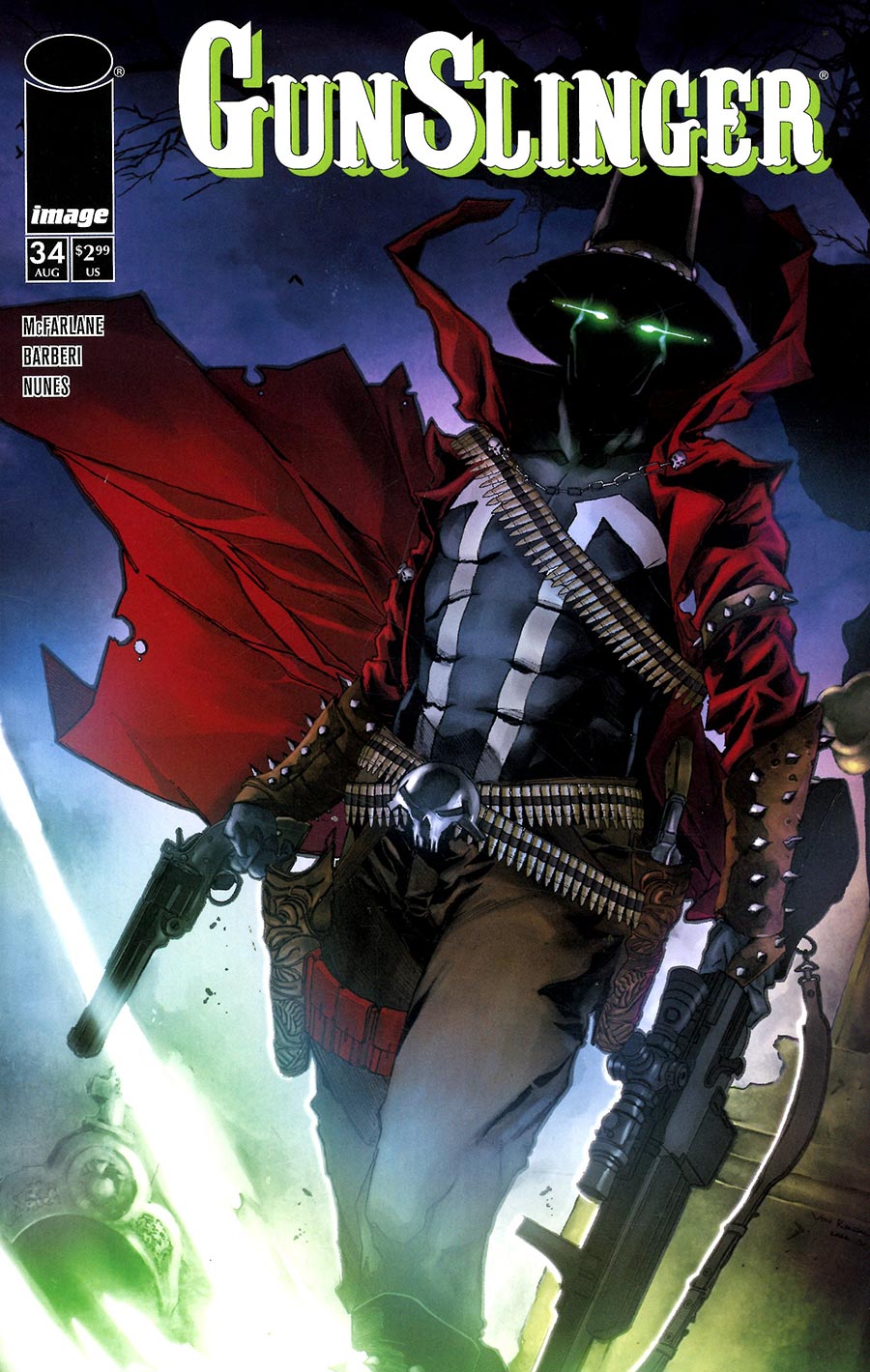 Gunslinger Spawn #34 Cover A Regular Von Randal Cover