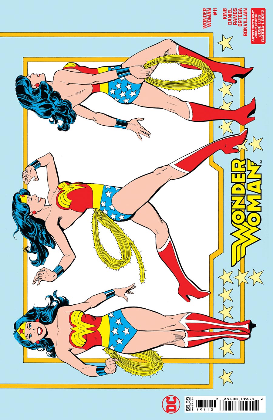 Wonder Woman Vol 6 #11 Cover D Variant Jose Luis Garcia-Lopez Artist Spotlight Card Stock Cover (Absolute Power Tie-In)
