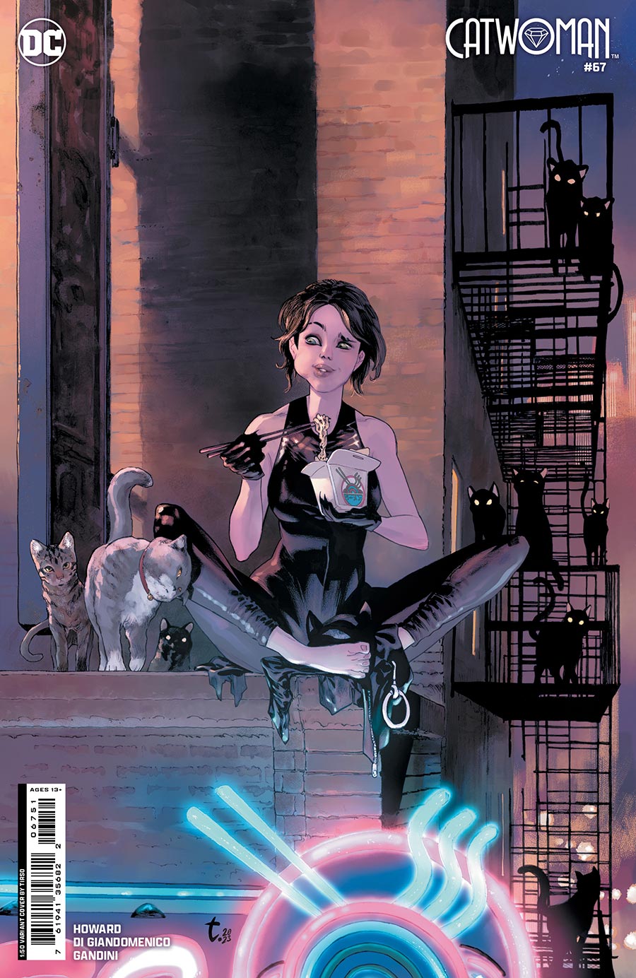 Catwoman Vol 5 #67 Cover E Incentive Tirso Cons Card Stock Variant Cover