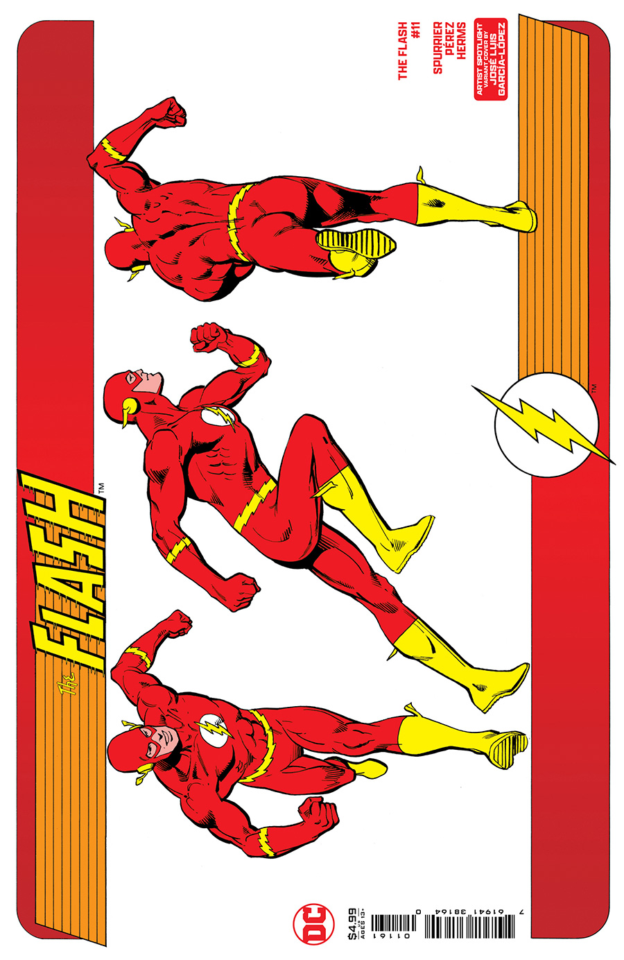 Flash Vol 6 #11 Cover D Variant Jose Luis Garcia-Lopez Artist Spotlight Card Stock Cover