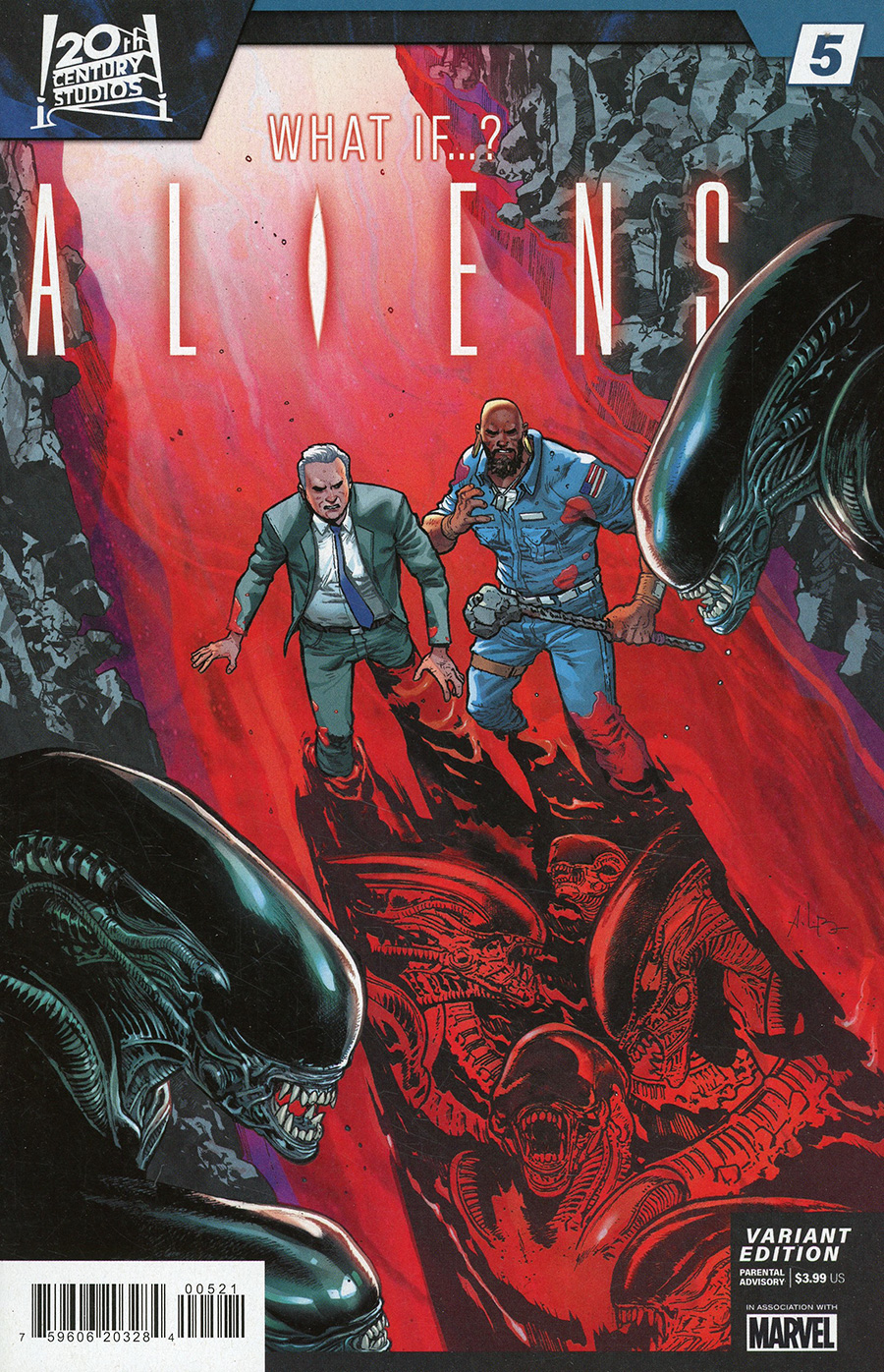 Aliens What If #5 Cover B Variant Andrei Bressan Cover