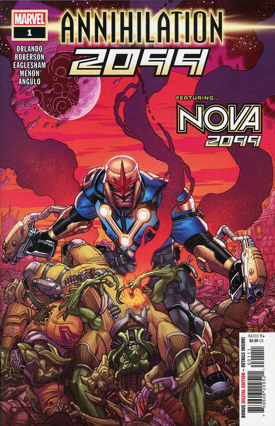 Annihilation 2099 #1 Cover A Regular Nick Bradshaw Cover