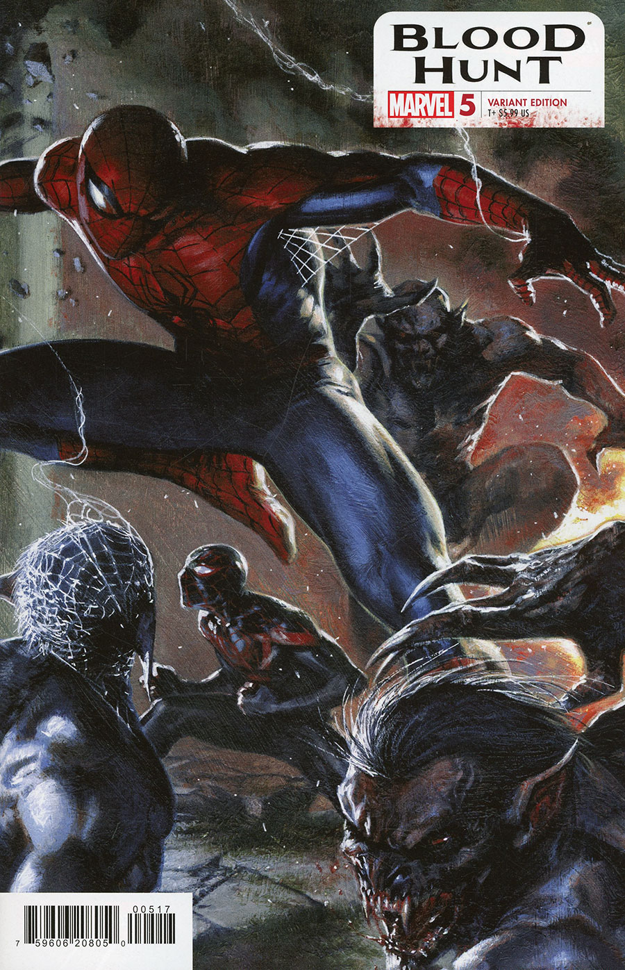 Blood Hunt #5 Cover E Incentive Gabriele Dell Otto Connecting Variant Cover