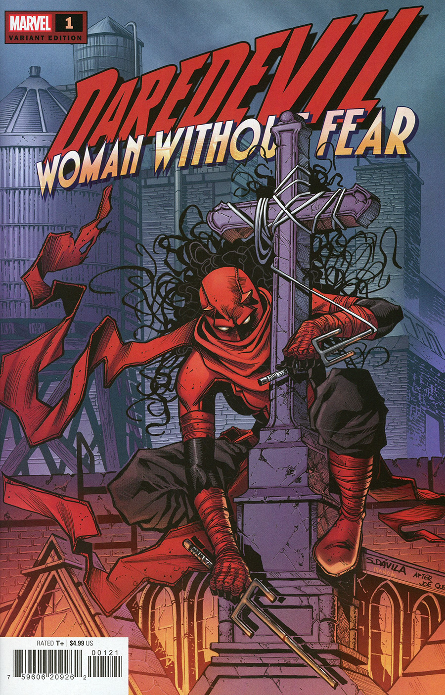 Daredevil Woman Without Fear Vol 2 #1 Cover B Variant Sergio Davila Homage Cover