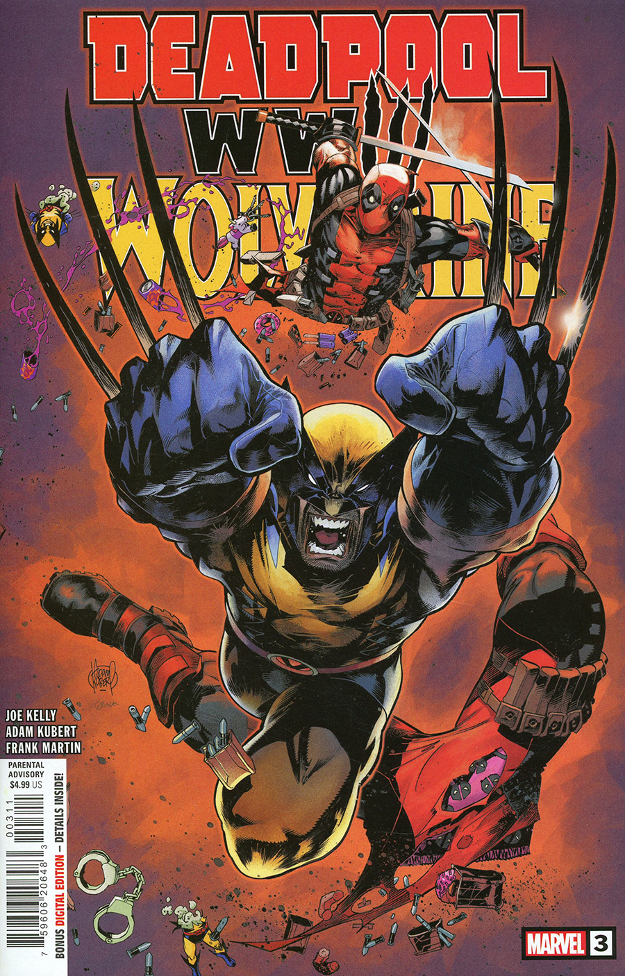 Deadpool & Wolverine WWIII #3 Cover A Regular Adam Kubert Cover