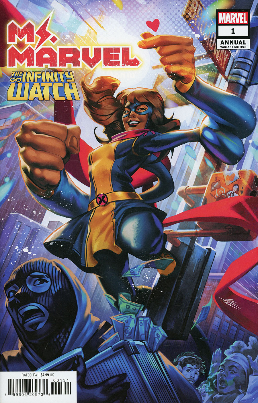 Ms Marvel Annual (2024) #1 (One Shot) Cover C Variant Mateus Manhanini Cover (Infinity Watch Part 4)