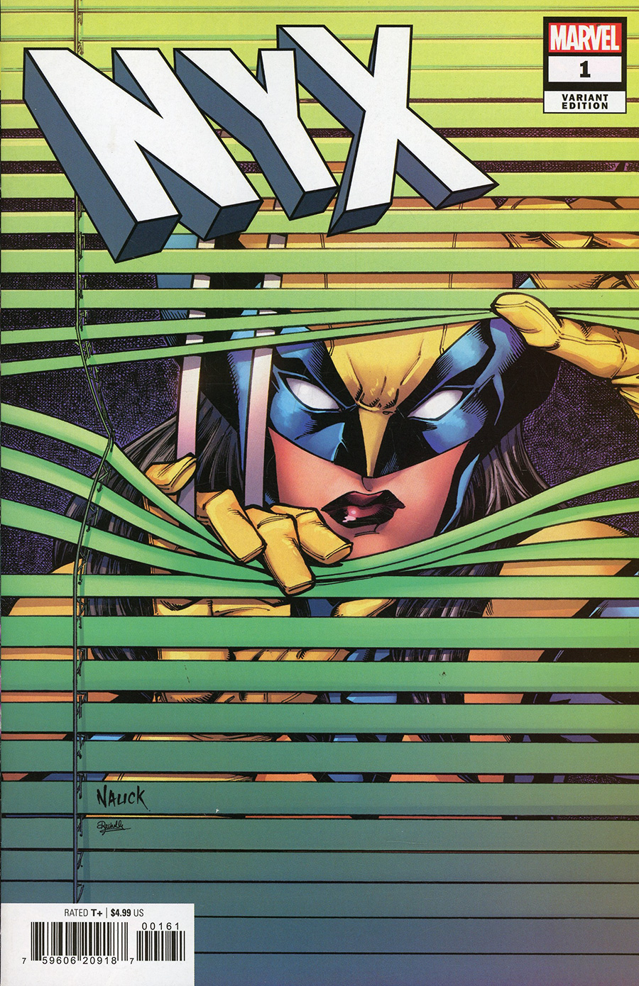 NYX Vol 2 #1 Cover E Variant Todd Nauck Windowshades Cover