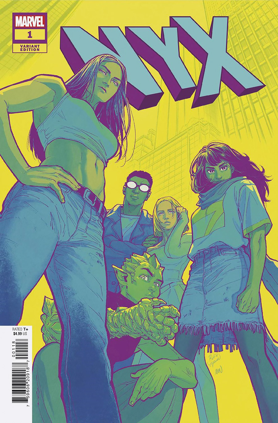 NYX Vol 2 #1 Cover G Incentive Rickie Yagawa Variant Cover