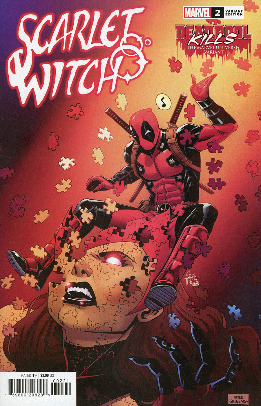 Scarlet Witch Vol 4 #2 Cover B Variant Corin Howell Deadpool Kills The Marvel Universe Cover