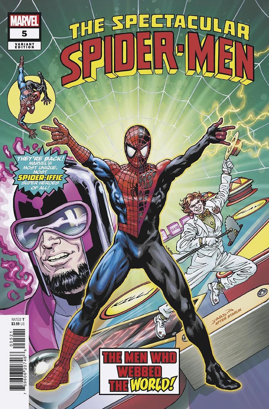 Spectacular Spider-Men #5 Cover B Variant David Yardin Homage Cover