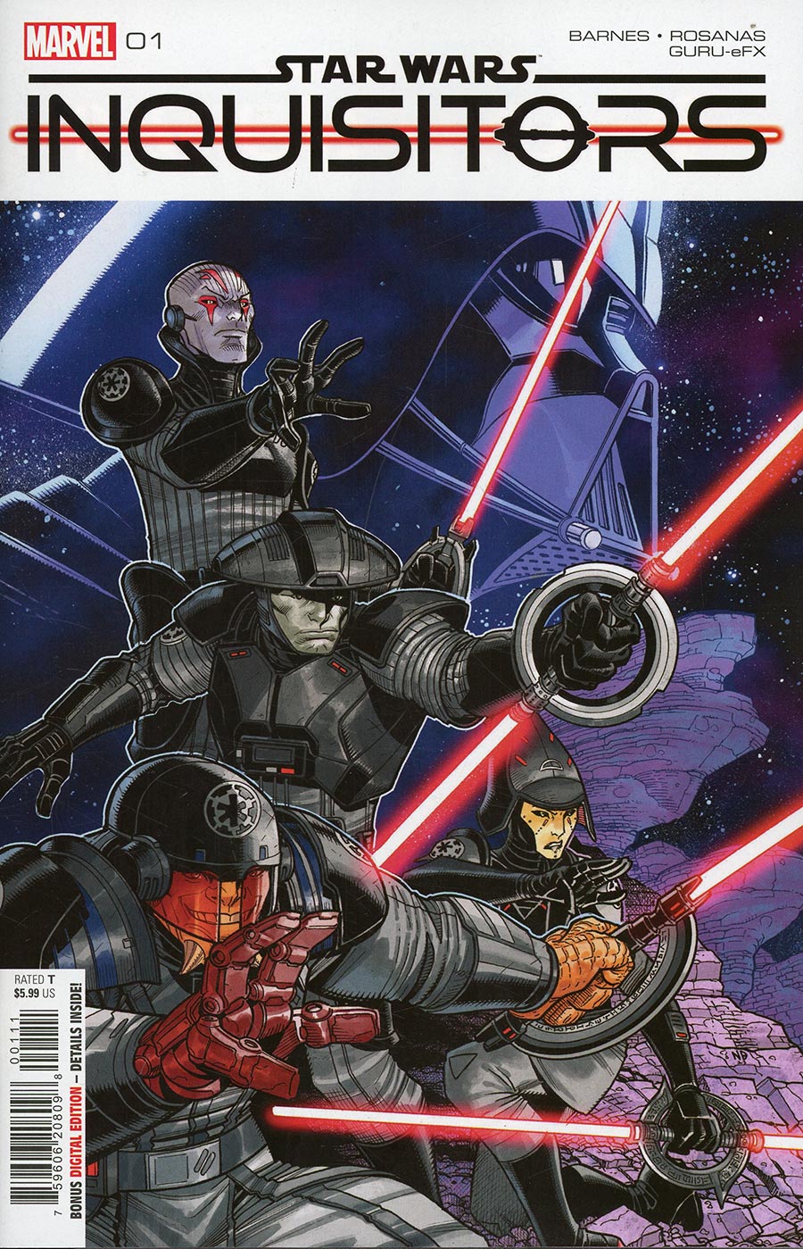 Star Wars Inquisitors #1 Cover A Regular Nick Bradshaw Cover