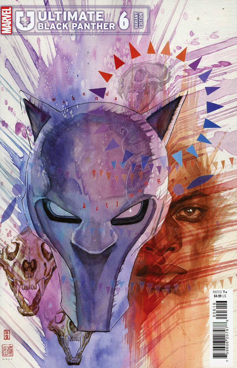 Ultimate Black Panther #6 Cover D Incentive David Mack Variant Cover