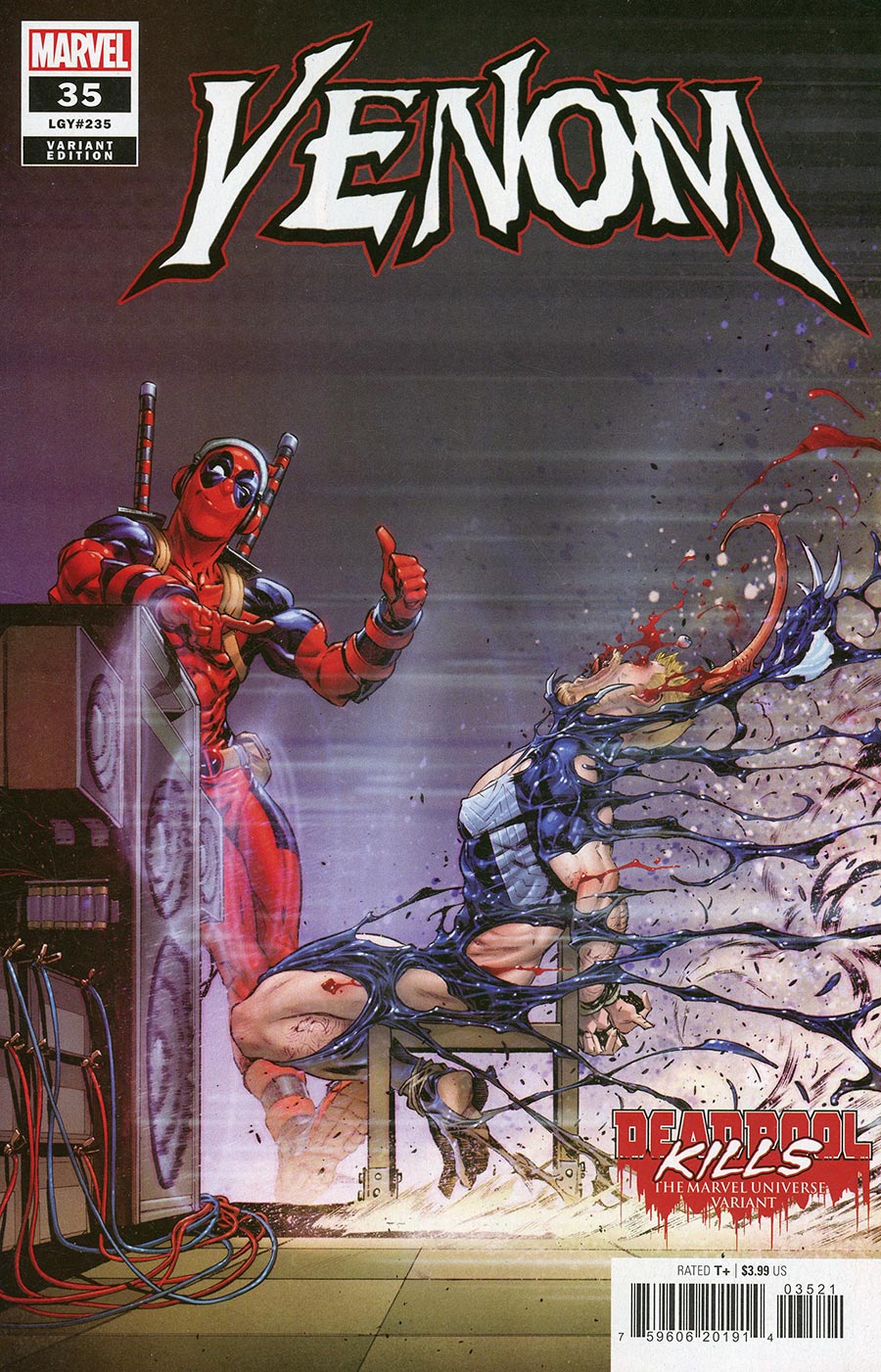 Venom Vol 5 #35 Cover B Variant Iban Coello Deadpool Kills The Marvel Universe Cover (Venom War Prelude)