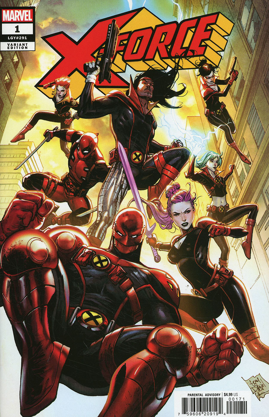 X-Force Vol 7 #1 Cover E Variant Tony Daniel Cover