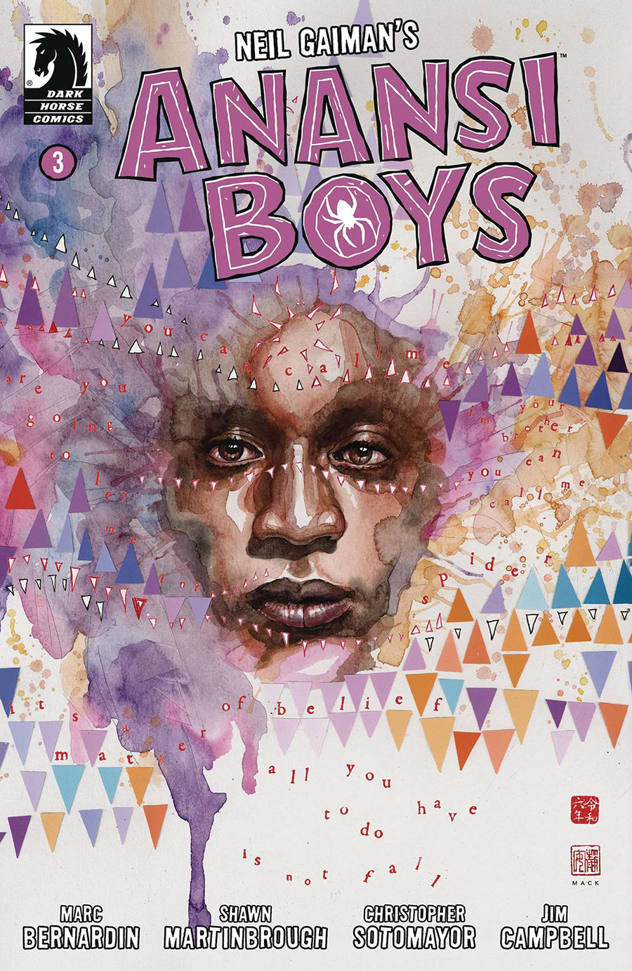 Neil Gaimans Anansi Boys I #3 Cover A Regular David Mack Cover