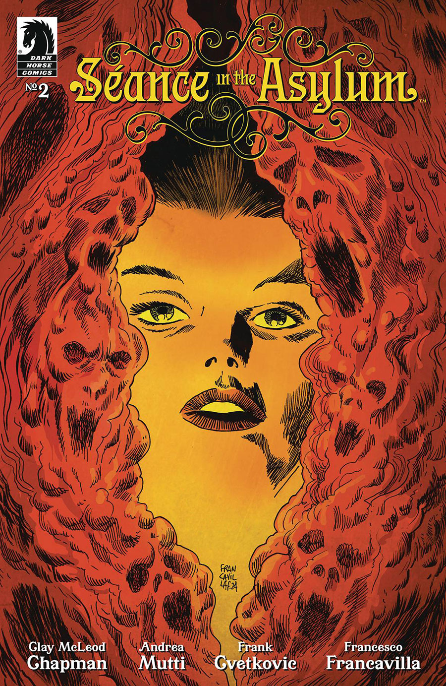 Seance In The Asylum #2 Cover B Variant Francesco Francavilla Cover