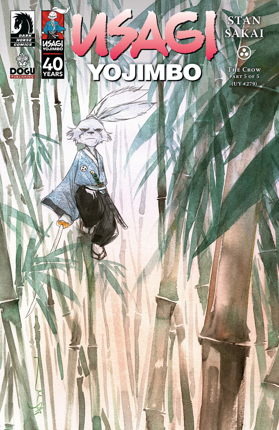 Usagi Yojimbo The Crow #5 Cover B Variant Dustin Nguyen Cover