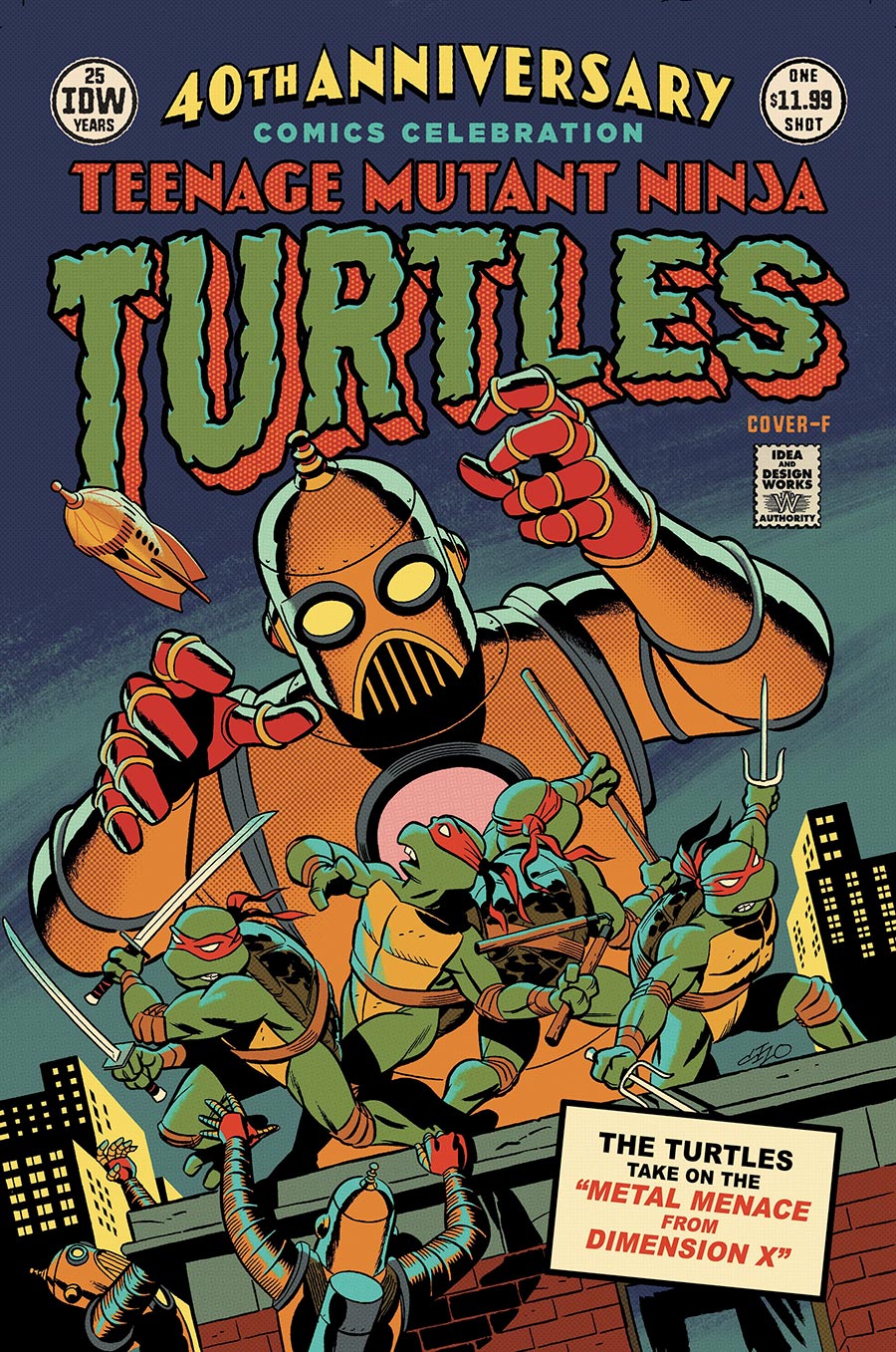 Teenage Mutant Ninja Turtles 40th Anniversary Comics Celebration #1 (One Shot) Cover F Variant Michael Cho Cover