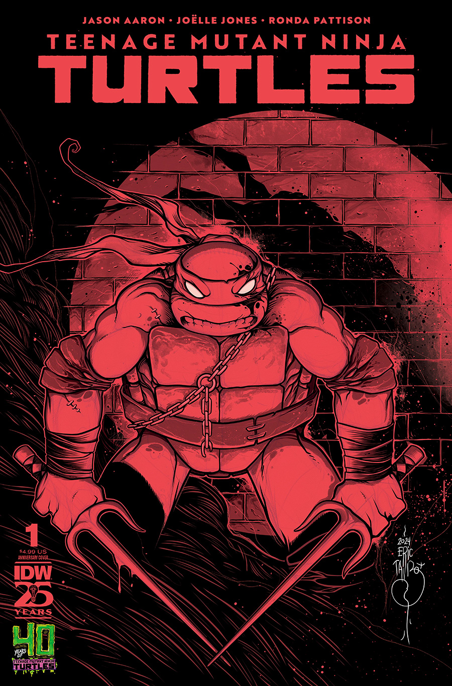 Teenage Mutant Ninja Turtles Vol 6 #1 Cover I Variant Eric Talbot TMNT 40th Anniversary Cover