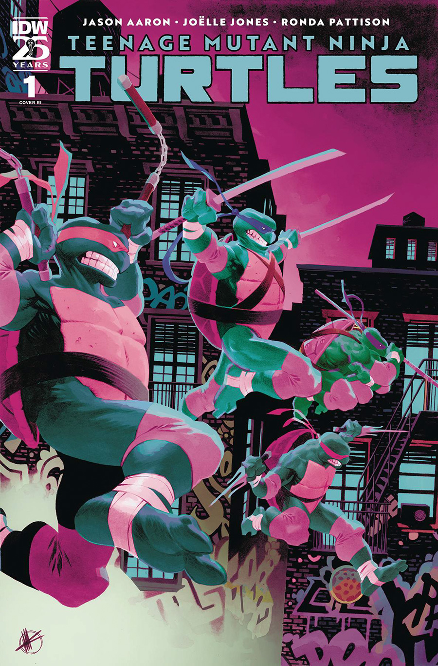 Teenage Mutant Ninja Turtles Vol 6 #1 Cover N Incentive Matteo Scalera Variant Cover