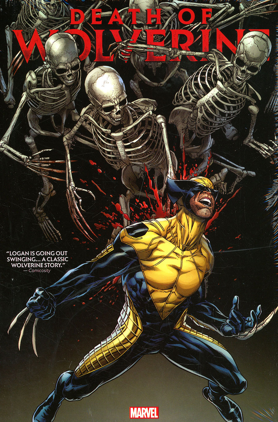 Death Of Wolverine Omnibus HC Direct Market Joe Quesada Variant Cover