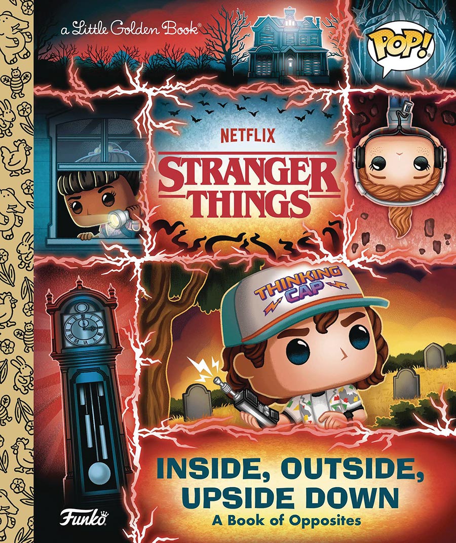 Funko POP Stranger Things Inside Outside Upside Down Little Golden Book HC