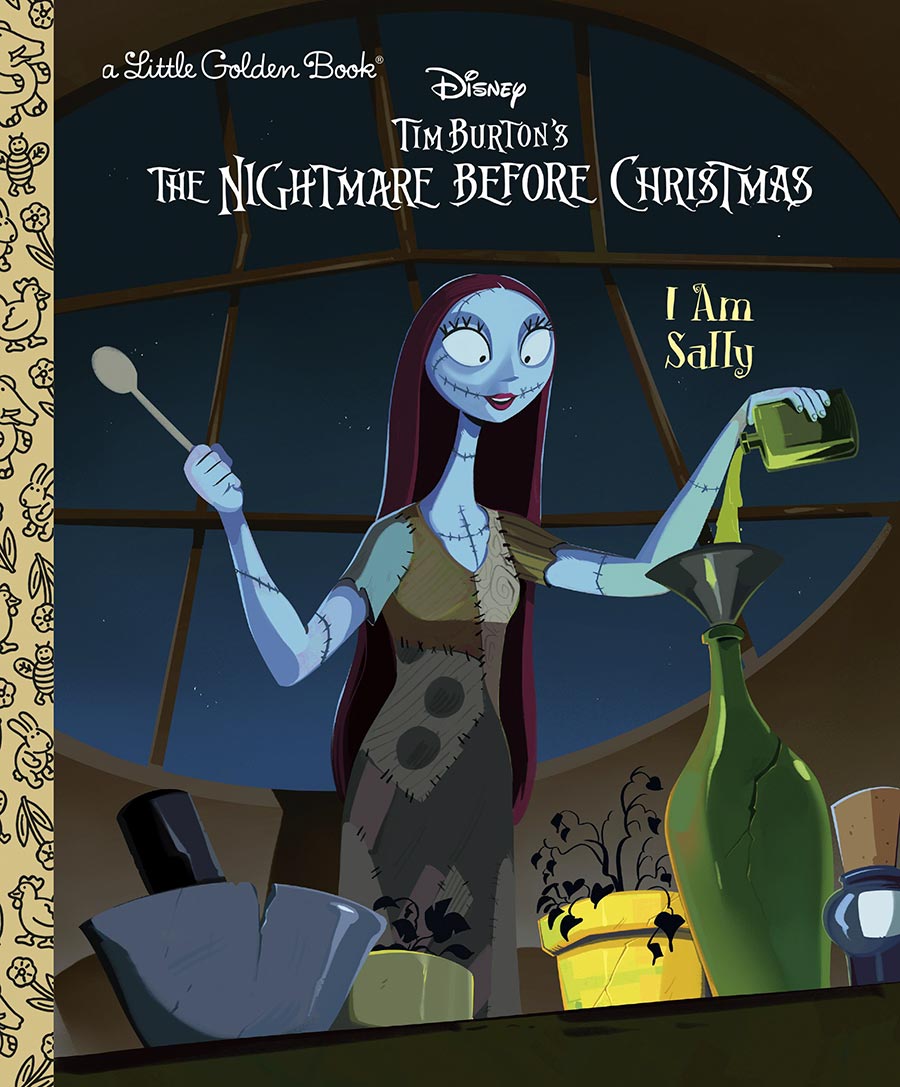 Tim Burtons Nightmare Before Christmas I Am Sally Little Golden Book HC