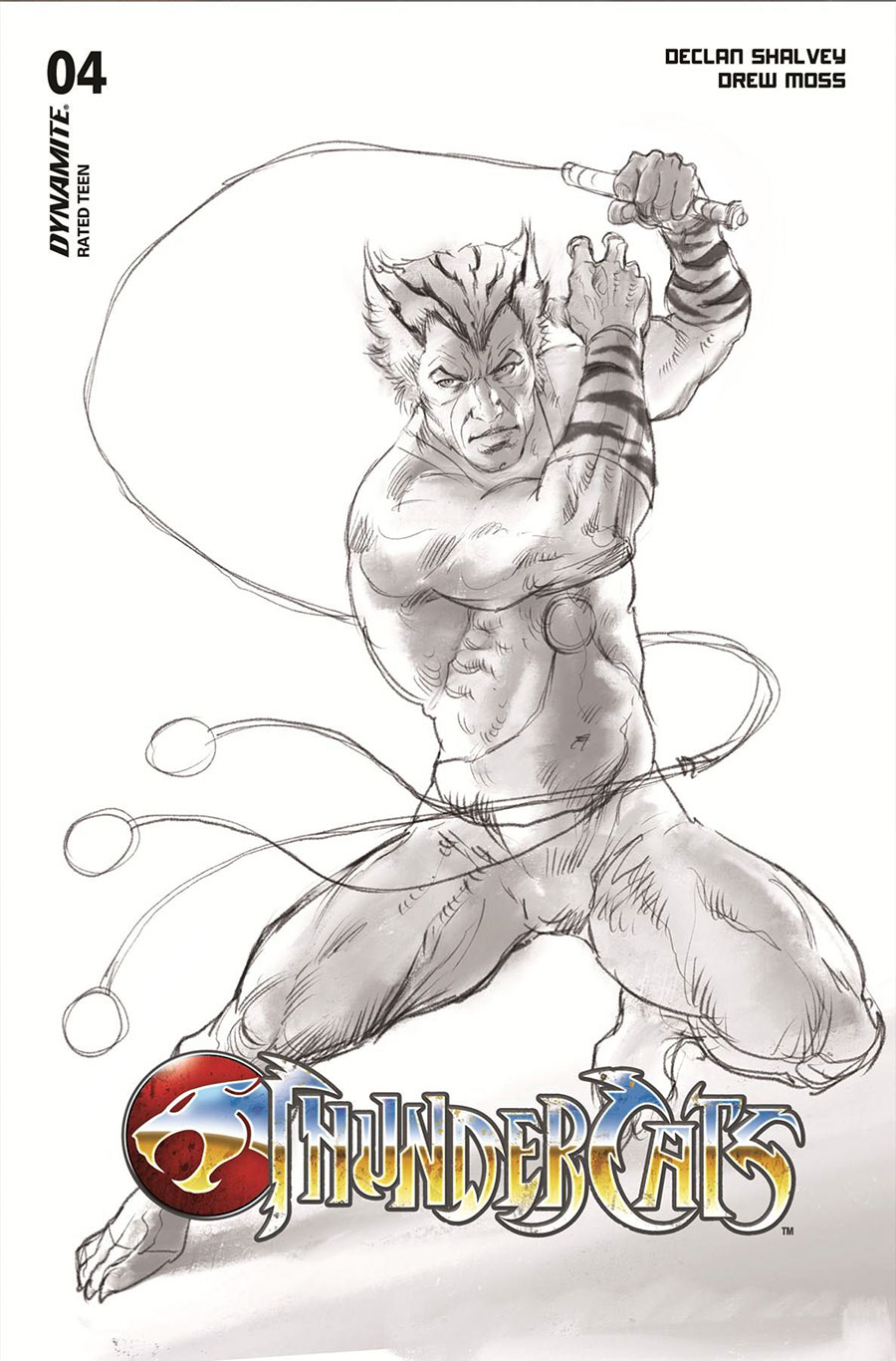 Thundercats Vol 3 #4 Cover Y Incentive Lucio Parrillo Line Art Cover