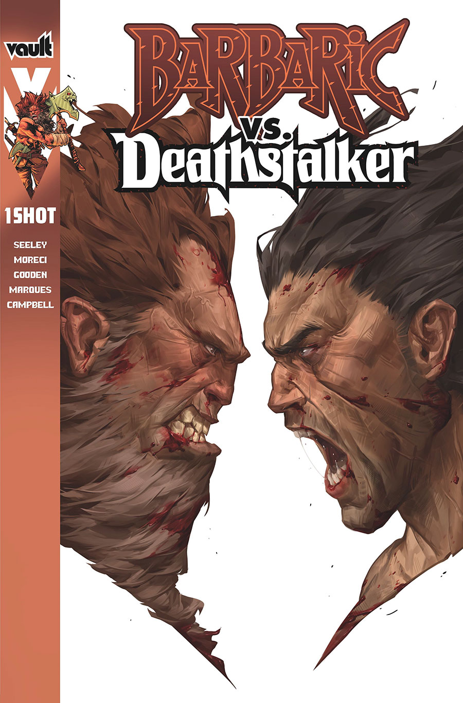 Barbaric vs Deathstalker #1 (One Shot) Cover C Variant John Patrick Ganas Premium Cover