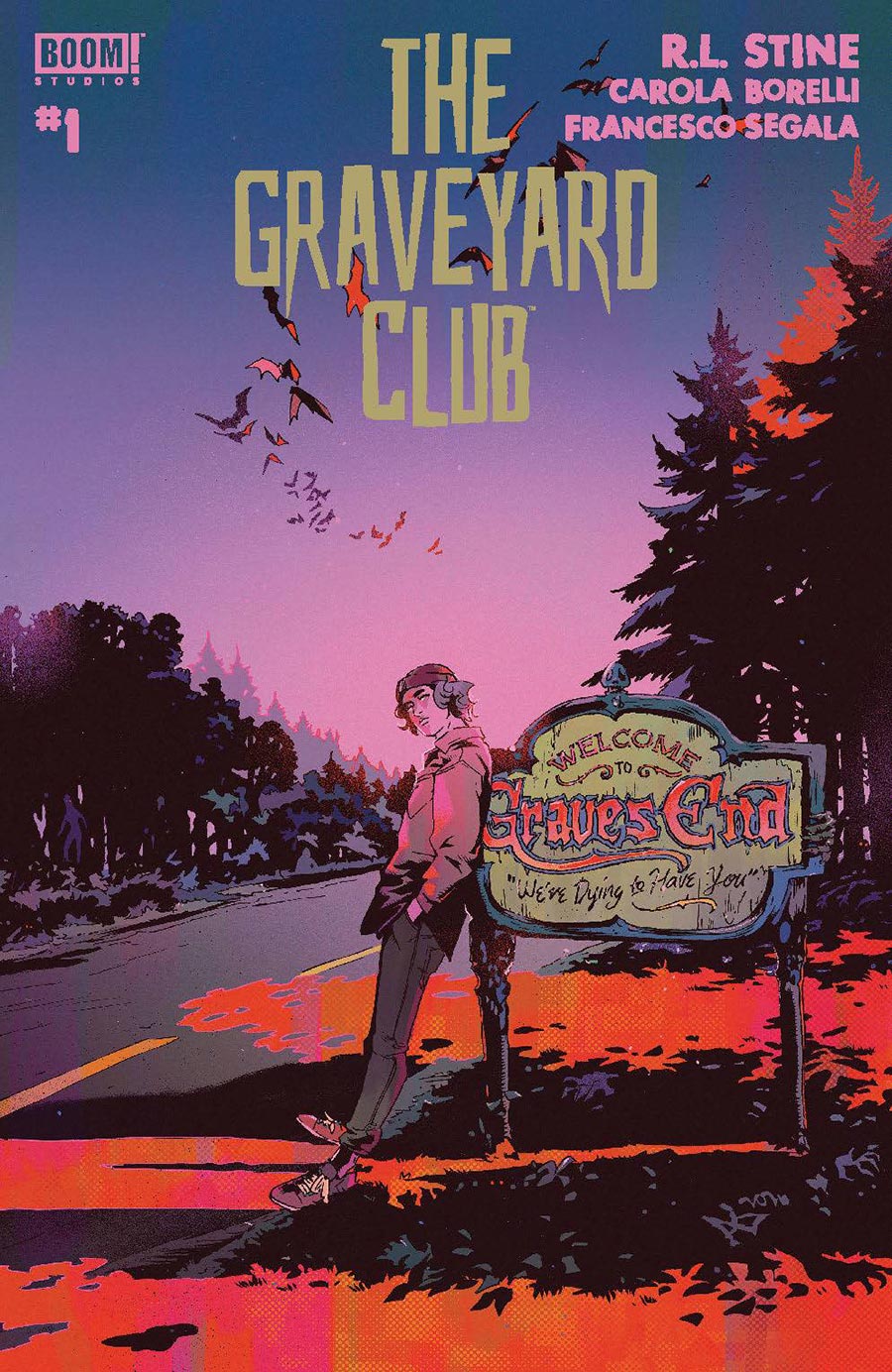 Graveyard Club #1 Cover B Variant AL Kaplan Cover