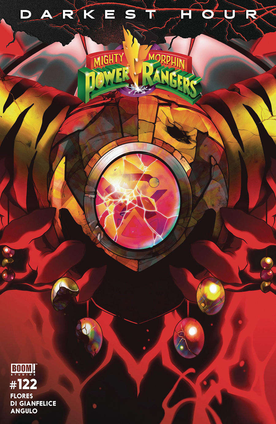 Mighty Morphin Power Rangers (BOOM Studios) #122 Cover D Variant Goni Montes Helmet Cover