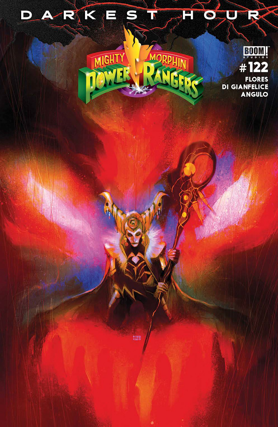 Mighty Morphin Power Rangers (BOOM Studios) #122 Cover H Variant Martin Simmonds Reveal Cover