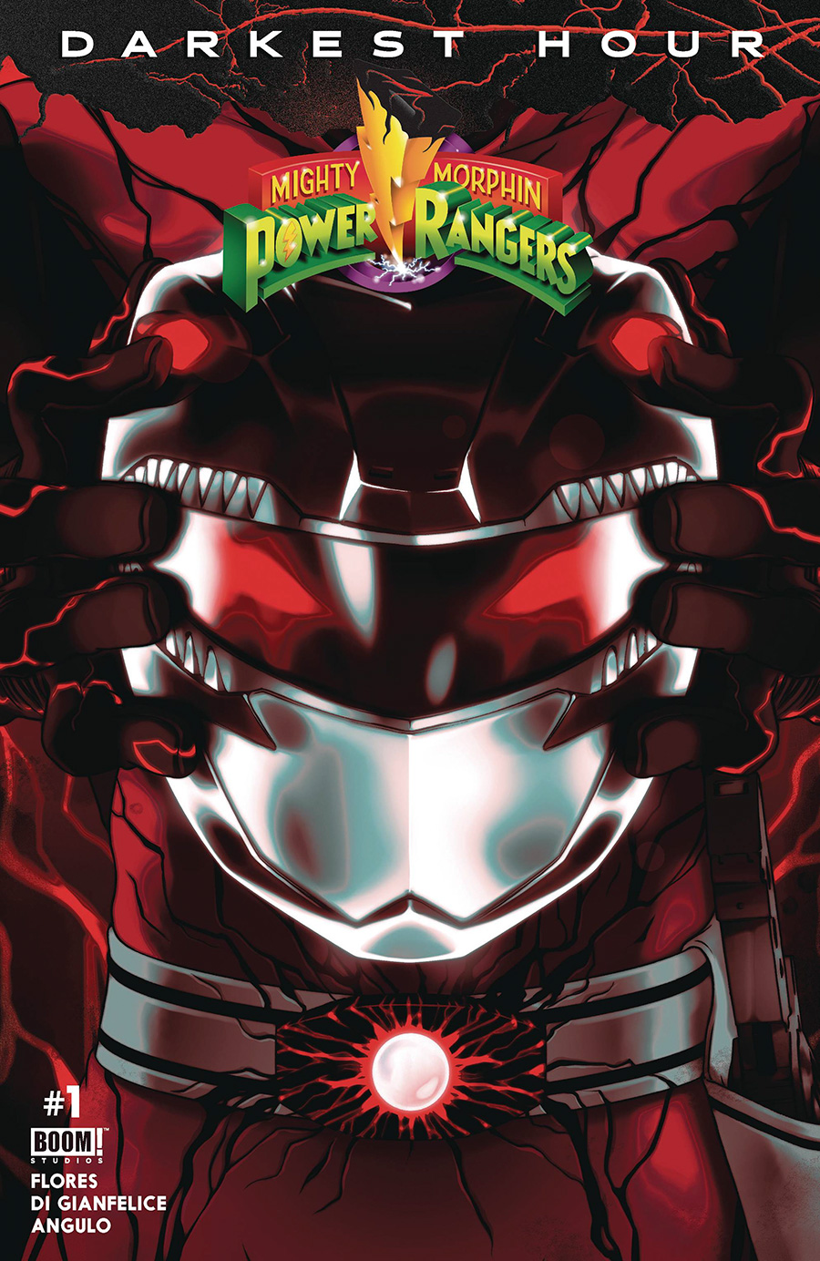 Mighty Morphin Power Rangers Darkest Hour #1 (One Shot) Cover D Variant Goni Montes Helmet Cover