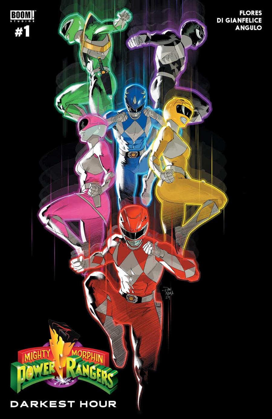 Mighty Morphin Power Rangers Darkest Hour #1 (One Shot) Cover J Variant Dan Mora Reveal Cover