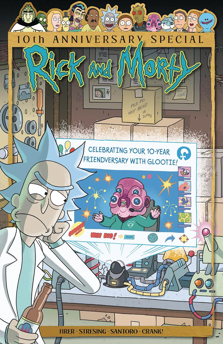 Rick And Morty 10th Anniversary Special #1 (One Shot) Cover B Variant James Lloyd Cover