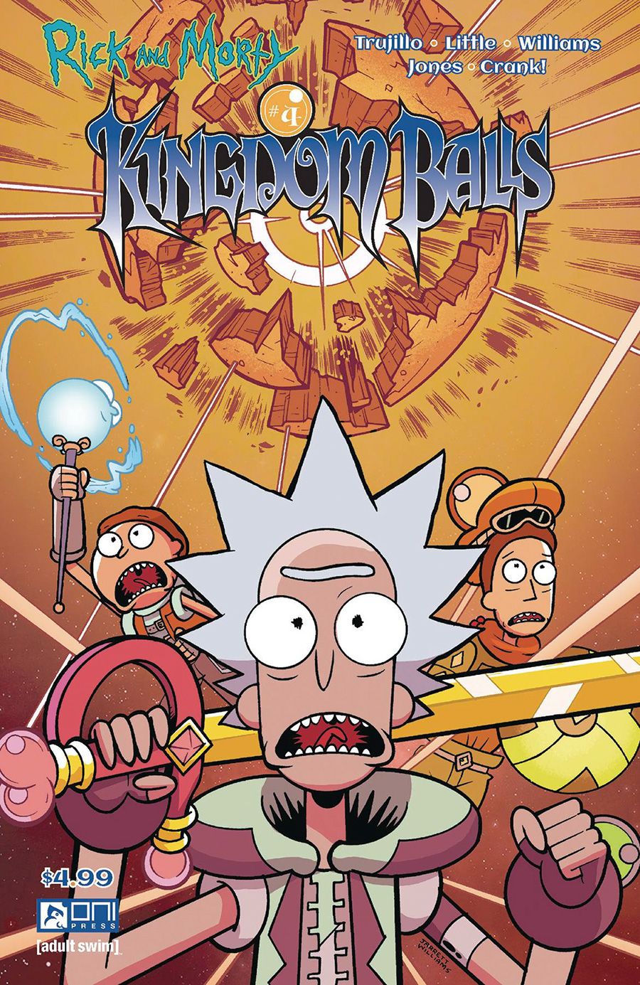 Rick And Morty Kingdom Balls #4 Cover A Regular Jarrett Williams Cover