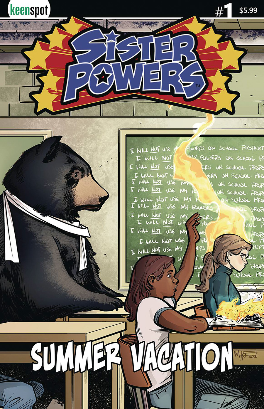 Sister Powers Summer Vacation #1 Cover C Variant Mike Norton Cover