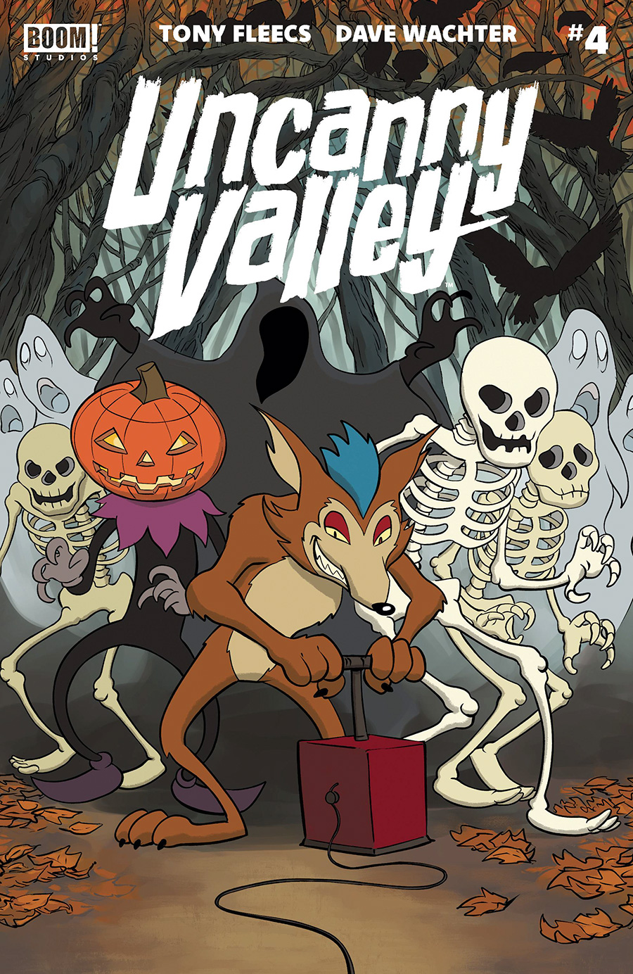 Uncanny Valley #4 Cover A Regular Dave Wachter Cover