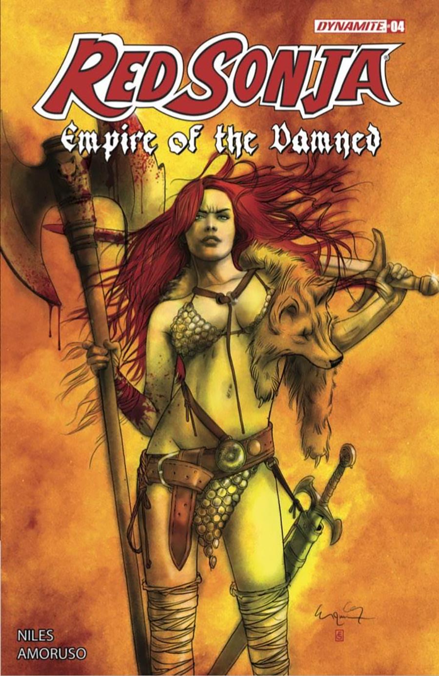 Red Sonja Empire Of The Damned #4 Cover C Variant Celina Cover