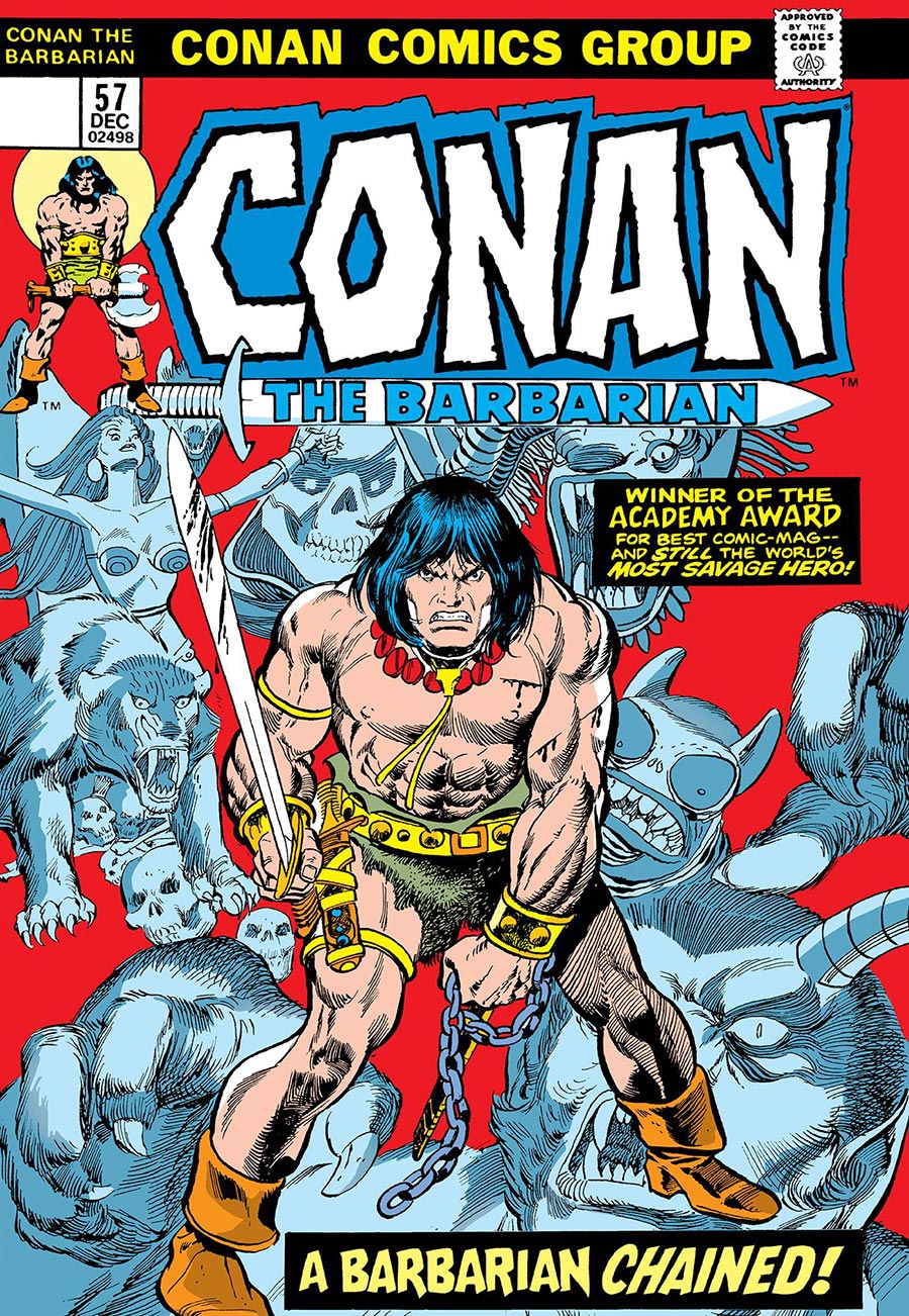 Conan The Barbarian The Original Comics Omnibus Vol 3 HC Direct Market John Buscema Variant Cover