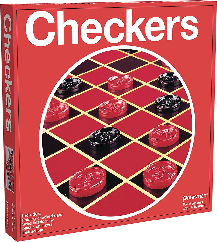 Classic Checkers Board Game