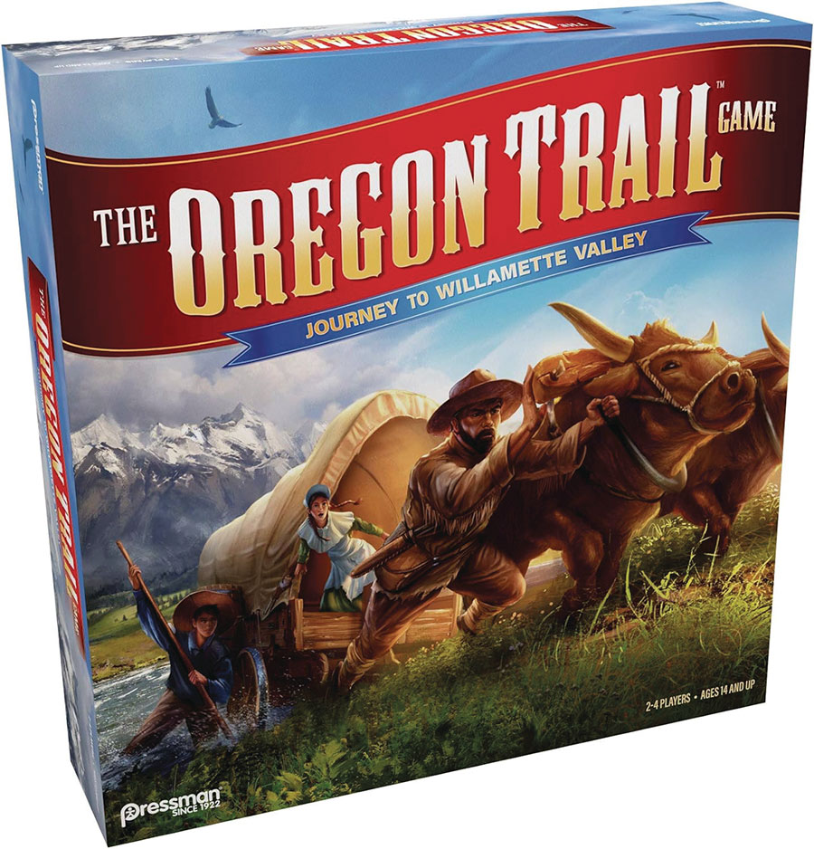 Oregon Trail Journey To Willamette Valley Board Game