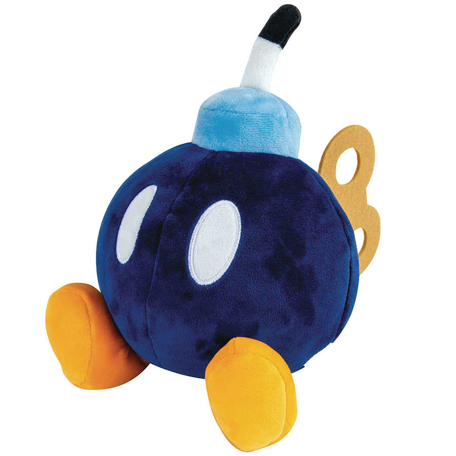 Nintendo Super Mario Brothers Junior Club Mocchi Mocchi Plush - Bob-Omb