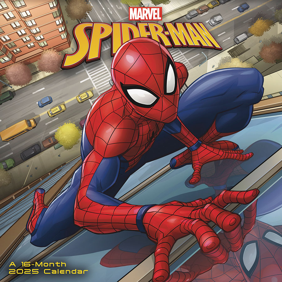 Spider-Man 16-Month 2025 Wall Calendar