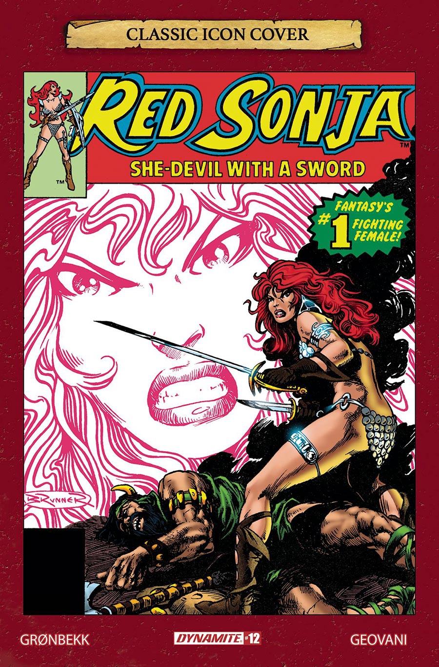 Red Sonja Vol 10 #12 Cover G Incentive Frank Brunner Icon Variant Cover