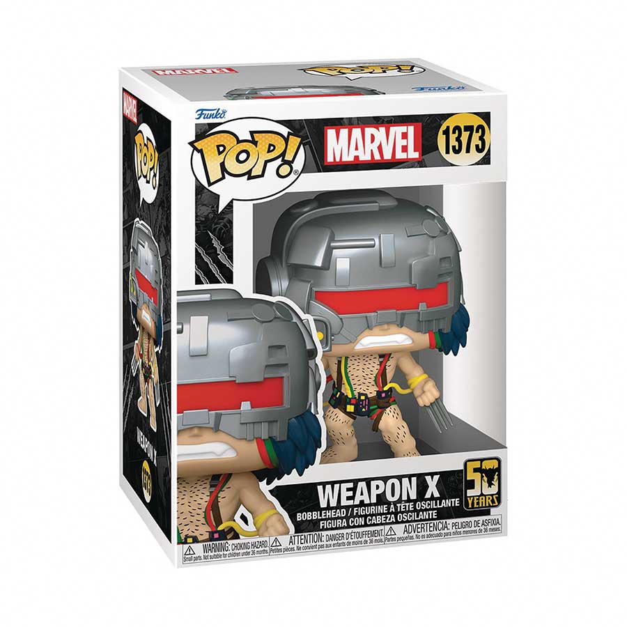 POP Marvel Wolverine 50th Anniversary Weapon X Vinyl Bobble Head