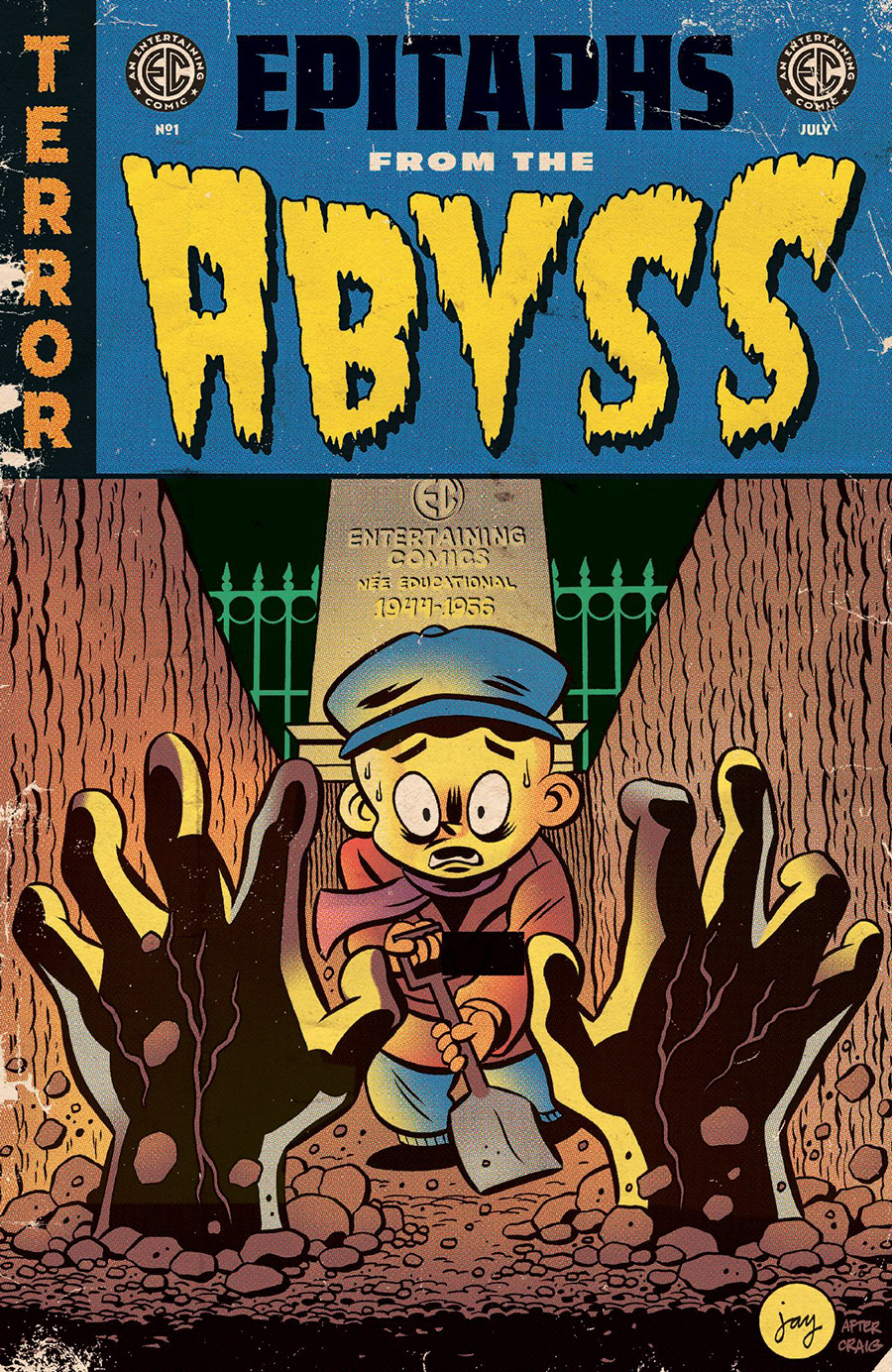 Epitaphs From The Abyss #1 Cover F Incentive Jay Stephens EC Homage Variant Cover (EC Comics)