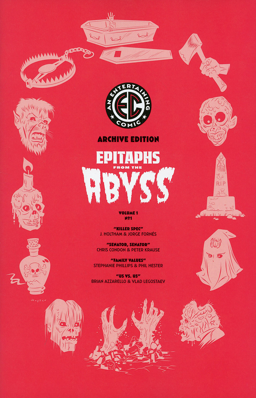 Epitaphs From The Abyss #1 Cover H Incentive Rian Hughes EC Archive Variant Cover (EC Comics)